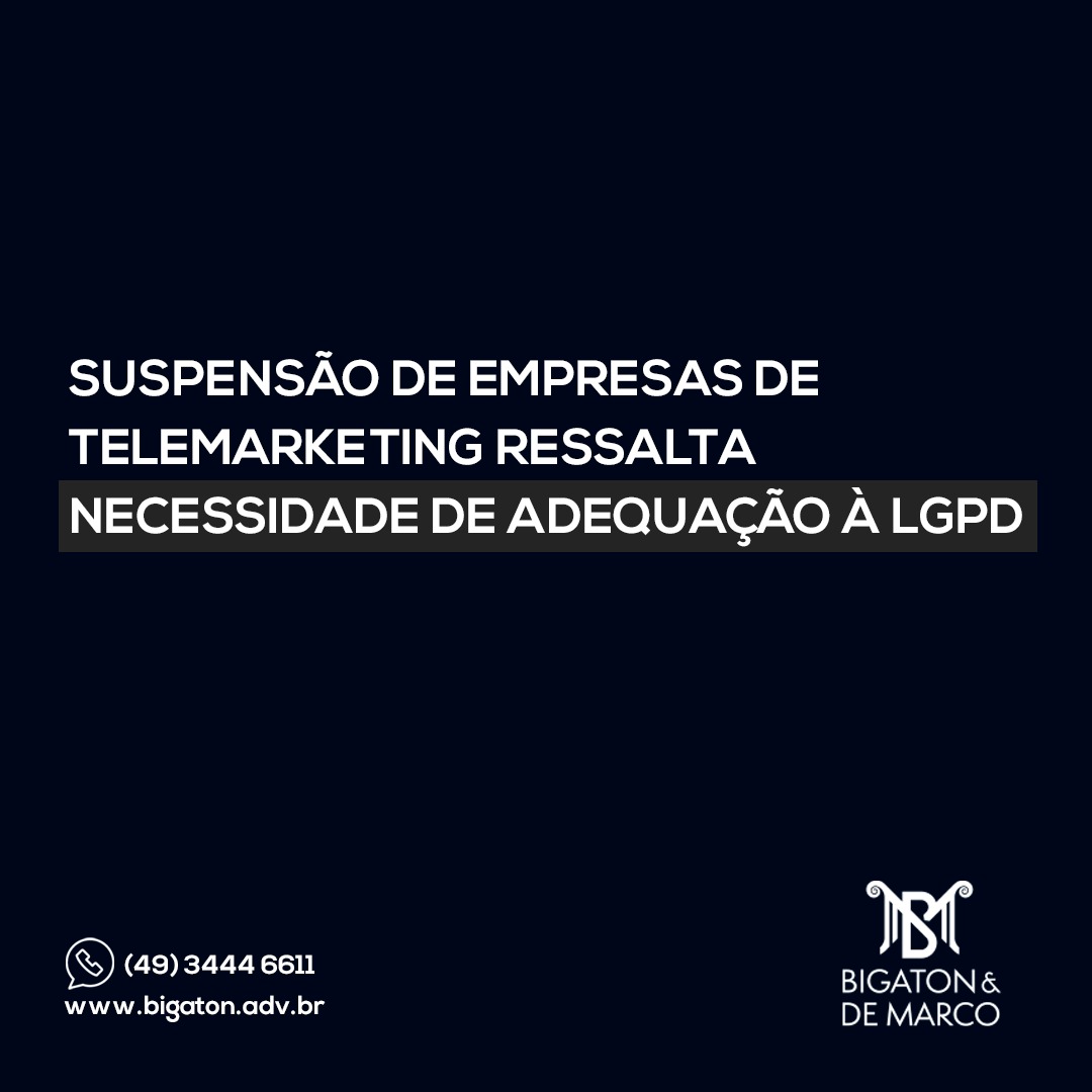 Read more about the article Suspensão de empresas de telemarketing ressalta necessidade de adequação à LGPD