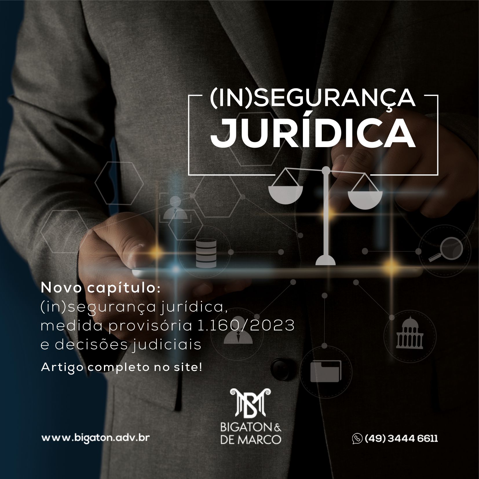 Read more about the article Novo capítulo: (in)segurança jurídica, Medida Provisória 1.160/2023 e decisões judiciais